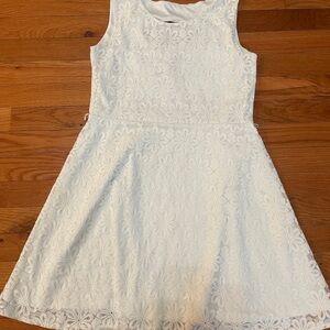 Place White Floral Kids Dress